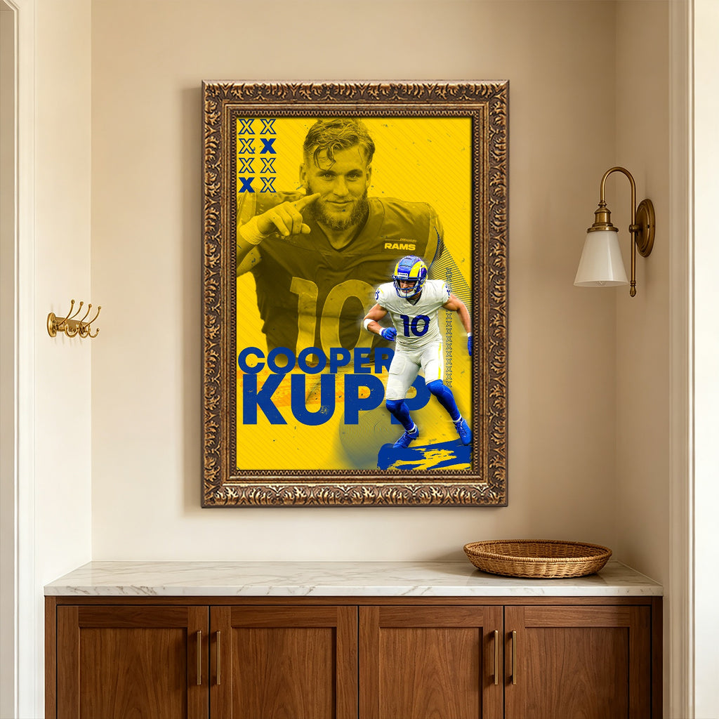 Cooper Kupp Sports Decoration Poster 4 Canvas Wall Art Poster Decor Gift