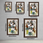 Brian Dawkins Art Poster 9 Canvas Wall Art Poster Decor Gift