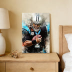 Cam Newton Celebrity Sports Art Poster School Dining Room Decoration 0 Canvas Wall Art Poster Decor Gift