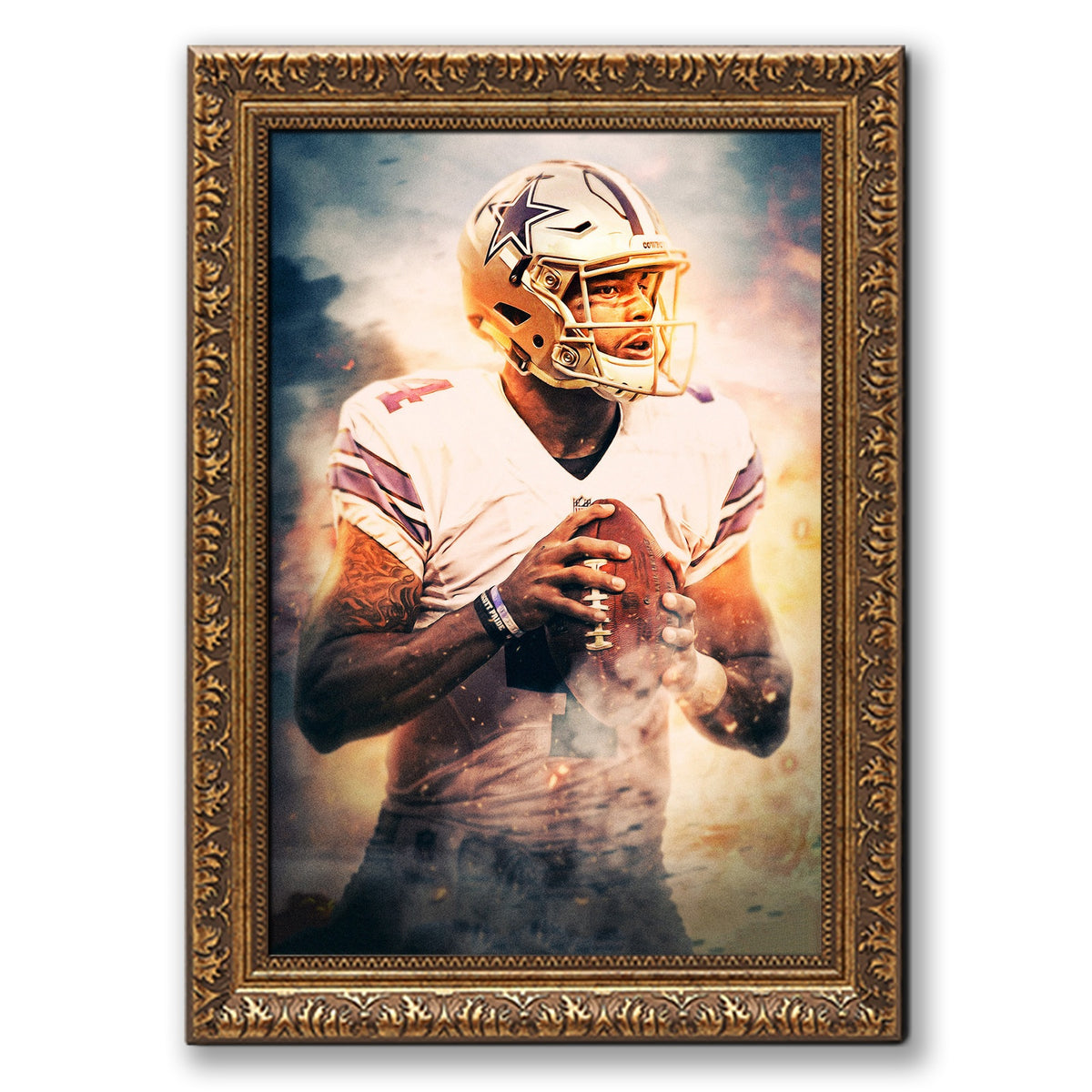 Dak Prescott Celebrity Sports Art Poster School Dining Room Decoration 8 Canvas Wall Art Poster Decor Gift