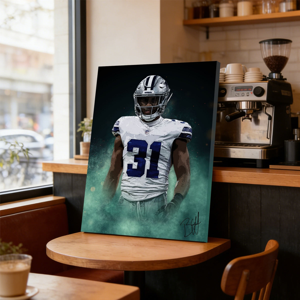 Byron Jones Celebrity Sports Art Poster School Dining Room Decoration 1 Canvas Wall Art Poster Decor Gift