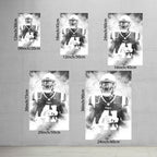 Cyrus Jones Art Sports Decorative Poster School Dormitory 6 Canvas Wall Art Poster Decor Gift