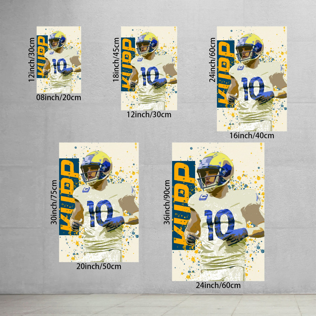 Cooper Kupp Sports Decoration Poster 5 Canvas Wall Art Poster Decor Gift
