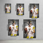 Ben Roethlisberger Celebrity Sports Art Poster School Dining Room Decoration 7 Canvas Wall Art Poster Decor Gift