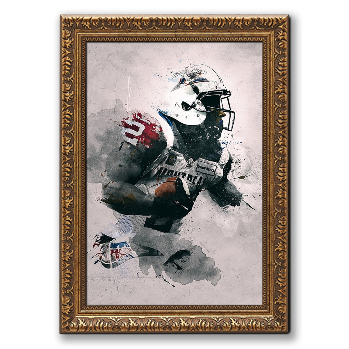 Brandon Whitaker Art Sports Decorative Poster School Dormitory 4 Canvas Wall Art Poster Decor Gift