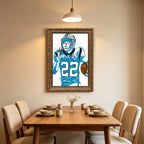 Christian McCaffrey Celebrity Sports Art Poster School Dining Room Decoration 9 Canvas Wall Art Poster Decor Gift