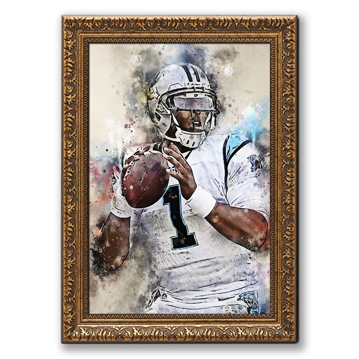 Cam Newton Celebrity Sports Art Poster School Dining Room Decoration 6 Canvas Wall Art Poster Decor Gift