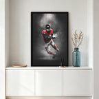 Calvin Ridley Art Sports Decorative Poster School Dormitory 6 Canvas Wall Art Poster Decor Gift