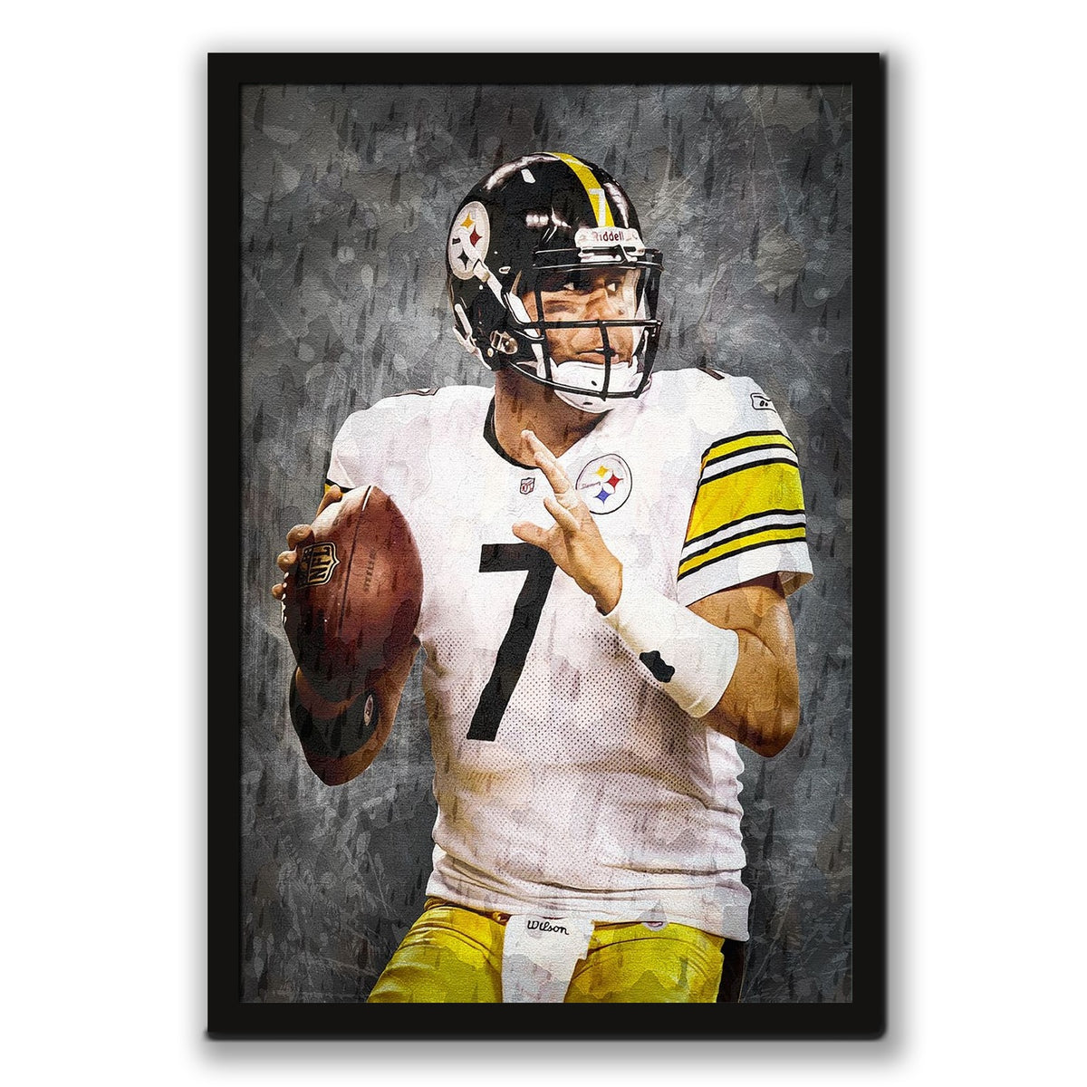 Ben Roethlisberger Celebrity Sports Art Poster School Dining Room Decoration 7 Canvas Wall Art Poster Decor Gift