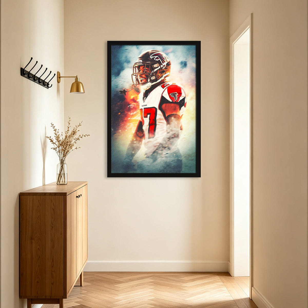 Damontae Kazee Art Sports Decorative Poster School Dormitory 5 Canvas Wall Art Poster Decor Gift