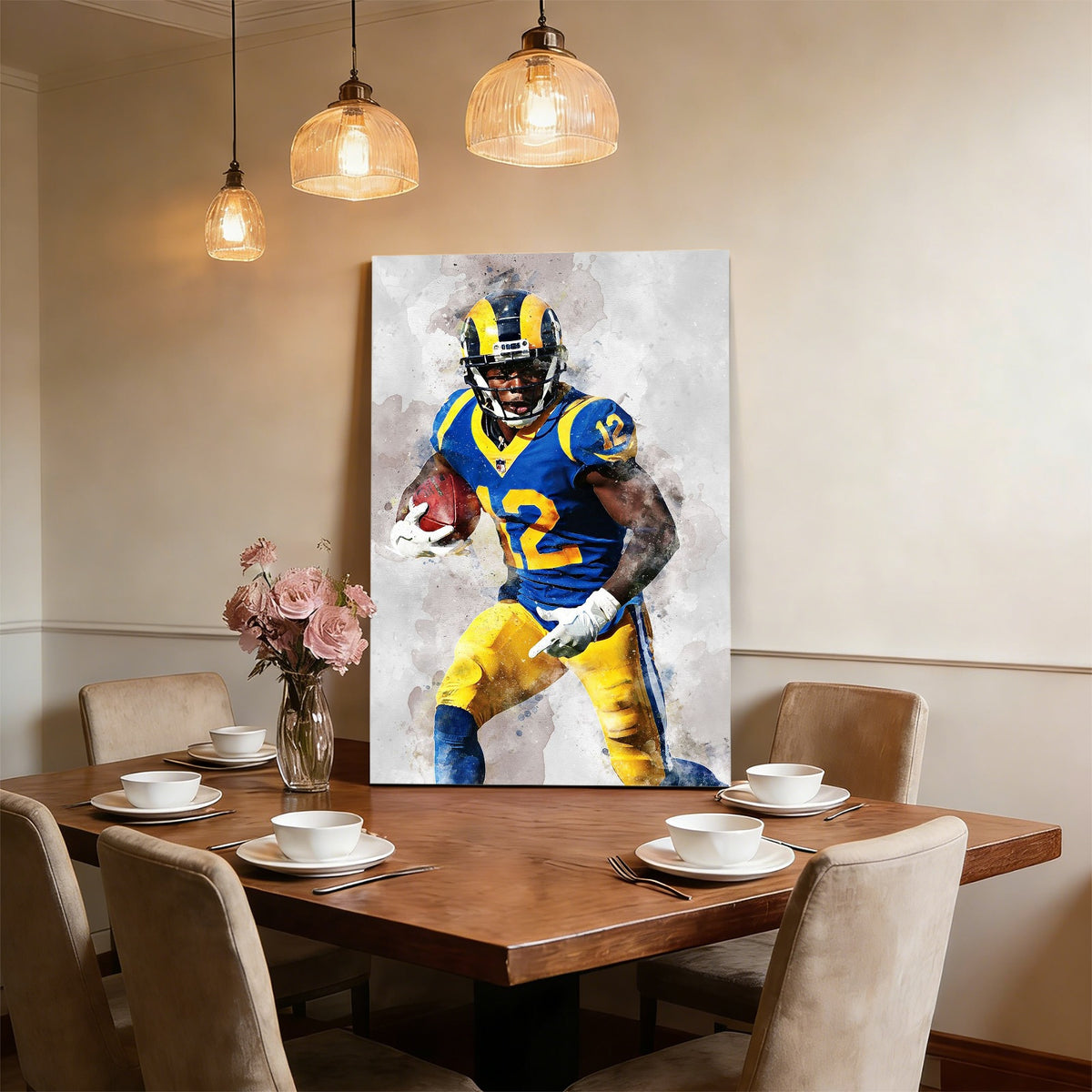 Brandin Cooks Celebrity Sports Art Poster School Dining Room Decoration 6 Canvas Wall Art Poster Decor Gift