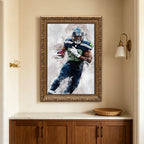Chris Carson Celebrity Sports Art Poster School Dining Room Decoration 6 Canvas Wall Art Poster Decor Gift