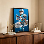 Christian McCaffrey Celebrity Sports Art Poster School Dining Room Decoration 0 Canvas Wall Art Poster Decor Gift
