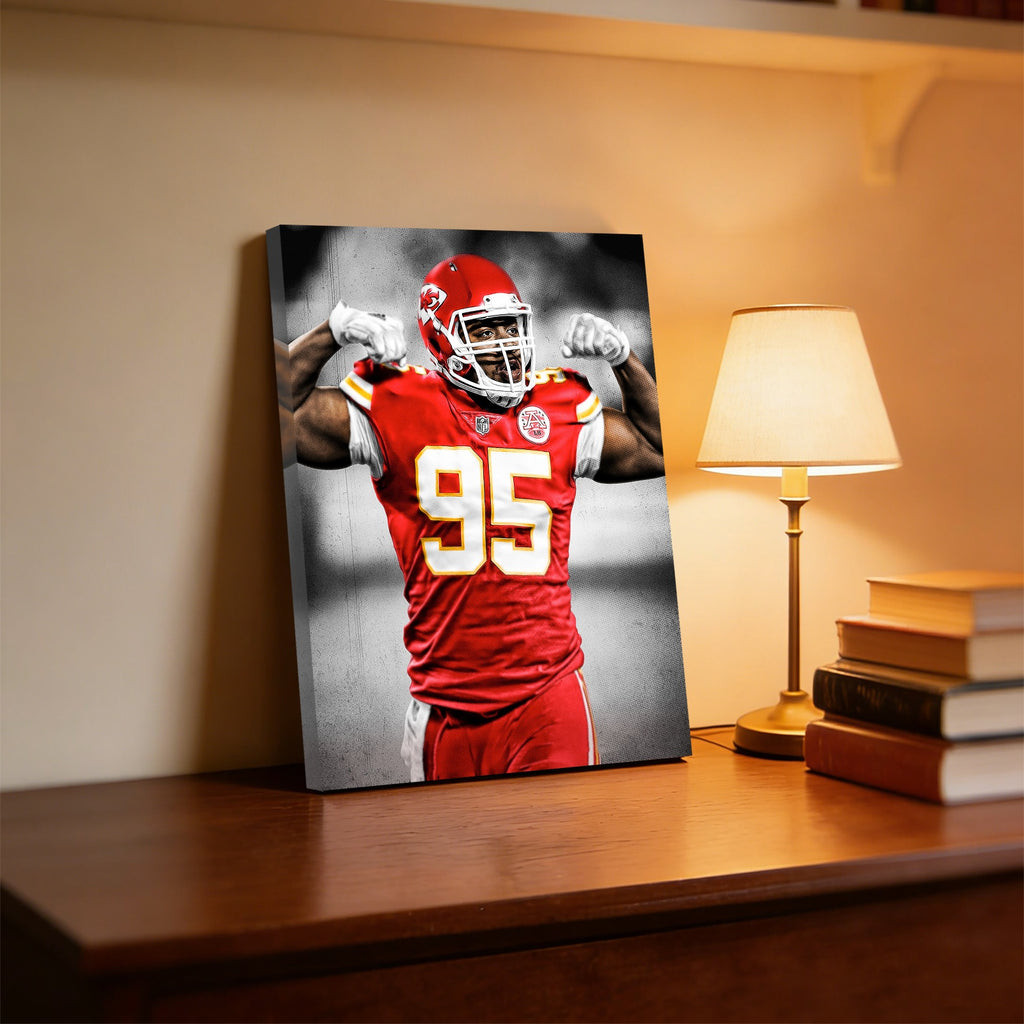Chris Jones Art Sports Decorative Poster School Dormitory 7 Canvas Wall Art Poster Decor Gift