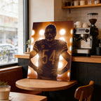 Brian Urlacher Art Sports Decorative Poster School Dormitory 5 Canvas Wall Art Poster Decor Gift