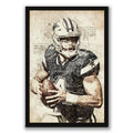 Dak Prescott Sports Celebrity Art Deco Poster 5 Canvas Wall Art Poster Decor Gift