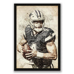 Dak Prescott Sports Celebrity Art Deco Poster 5 Canvas Wall Art Poster Decor Gift