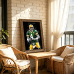 Brett Favre Art Poster 1 Canvas Wall Art Poster Decor Gift