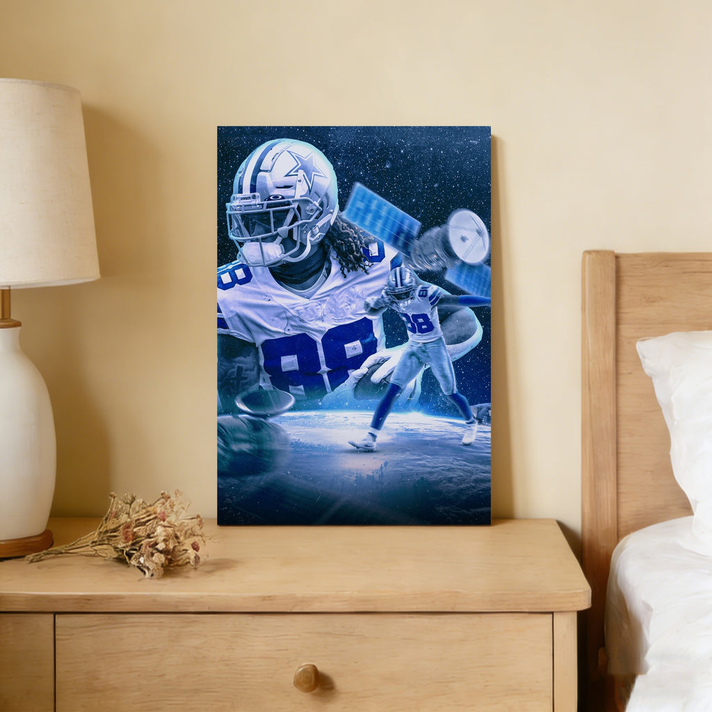 CeeDee Lamb Sports Celebrity Art Deco Poster 1 Canvas Wall Art Poster Decor Gift