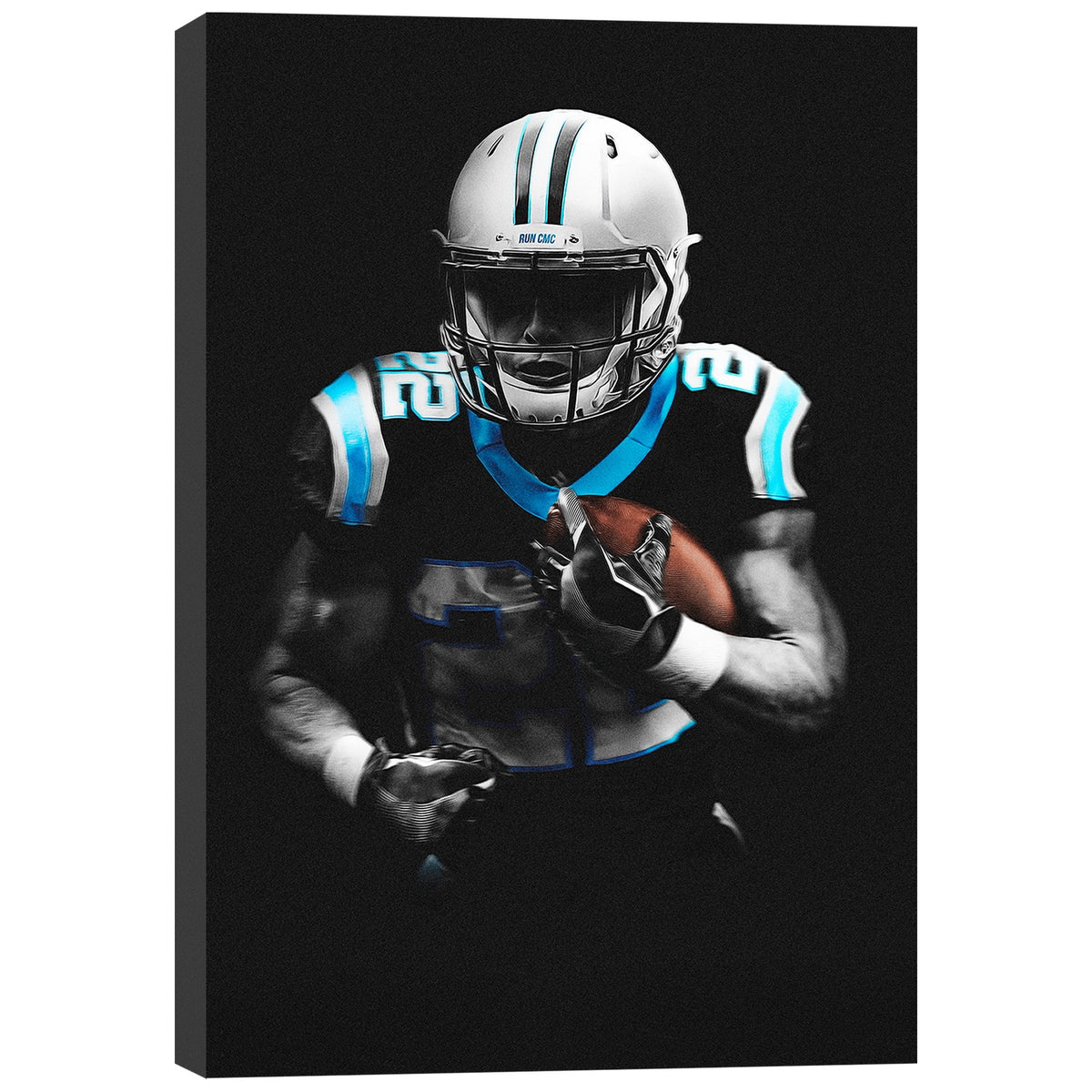 Christian McCaffrey Art Sports Decorative Poster School Dormitory 5 Canvas Wall Art Poster Decor Gift