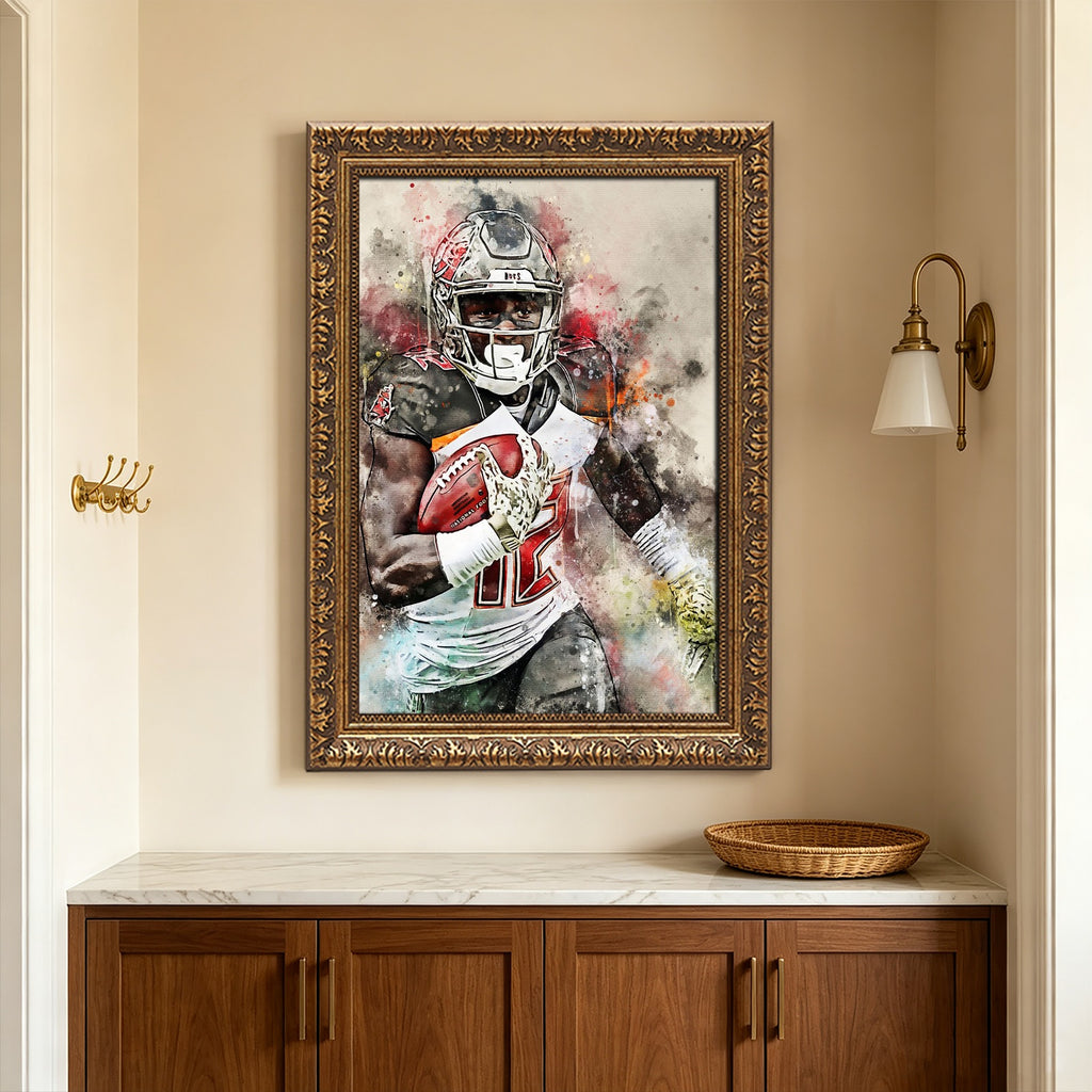 Chris Godwin Art Sports Decorative Poster School Dormitory 8 Canvas Wall Art Poster Decor Gift