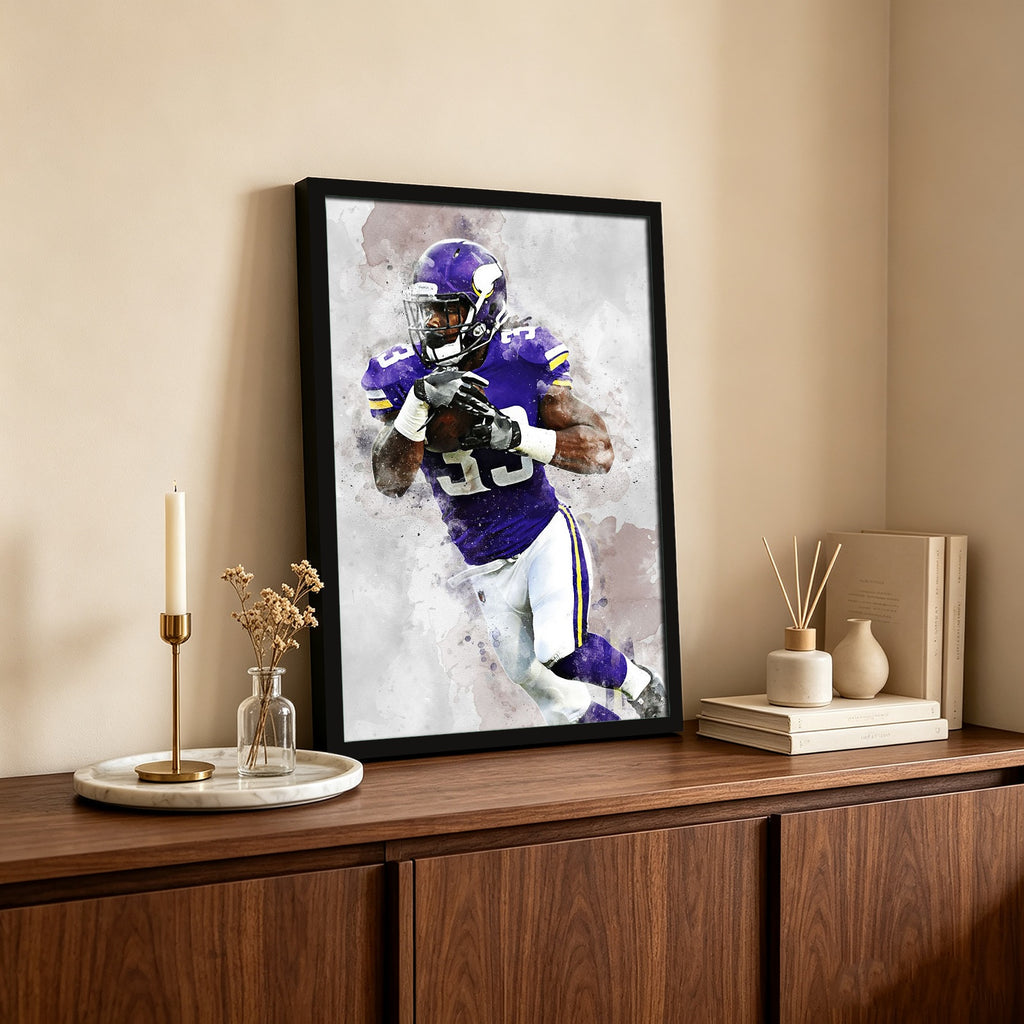 Dalvin Cook Celebrity Sports Art Poster School Dining Room Decoration 3 Canvas Wall Art Poster Decor Gift