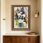 Brian Dawkins Art Poster 9 Canvas Wall Art Poster Decor Gift