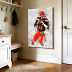 Baker Mayfield Celebrity Sports Art Poster School Dining Room Decoration 8 Canvas Wall Art Poster Decor Gift