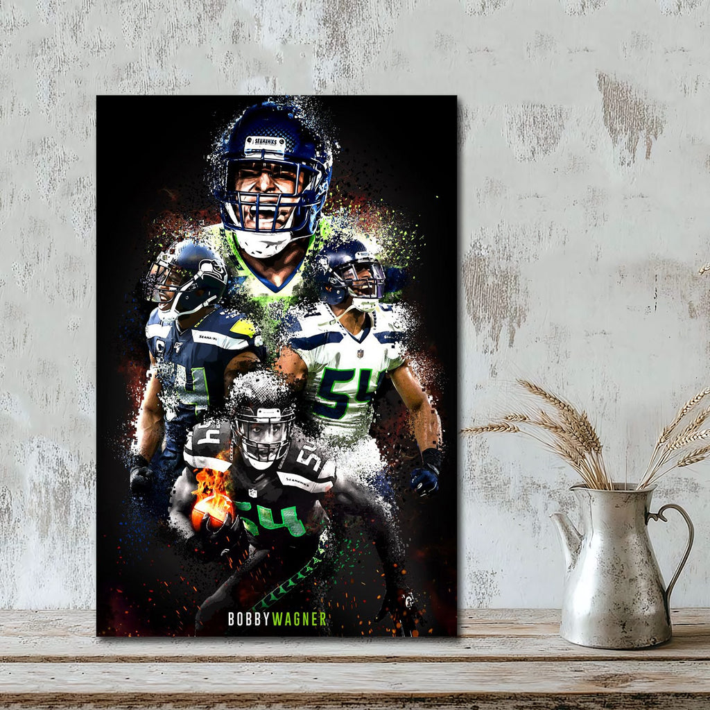 Bobby Wagner Celebrity Sports Art Poster School Dining Room Decoration 9 Canvas Wall Art Poster Decor Gift