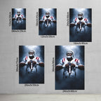 Cam Newton Art Sports Decorative Poster School Dormitory 7 Canvas Wall Art Poster Decor Gift