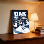 Dak Prescott Sports Celebrity Art Deco Poster 6 Canvas Wall Art Poster Decor Gift