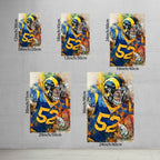 Clay Matthews Celebrity Sports Art Poster School Dining Room Decoration 1 Canvas Wall Art Poster Decor Gift