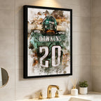 Brian Dawkins Art Poster 0 Canvas Wall Art Poster Decor Gift