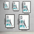 Cameron Wake Celebrity Sports Art Poster School Dining Room Decoration 0 Canvas Wall Art Poster Decor Gift