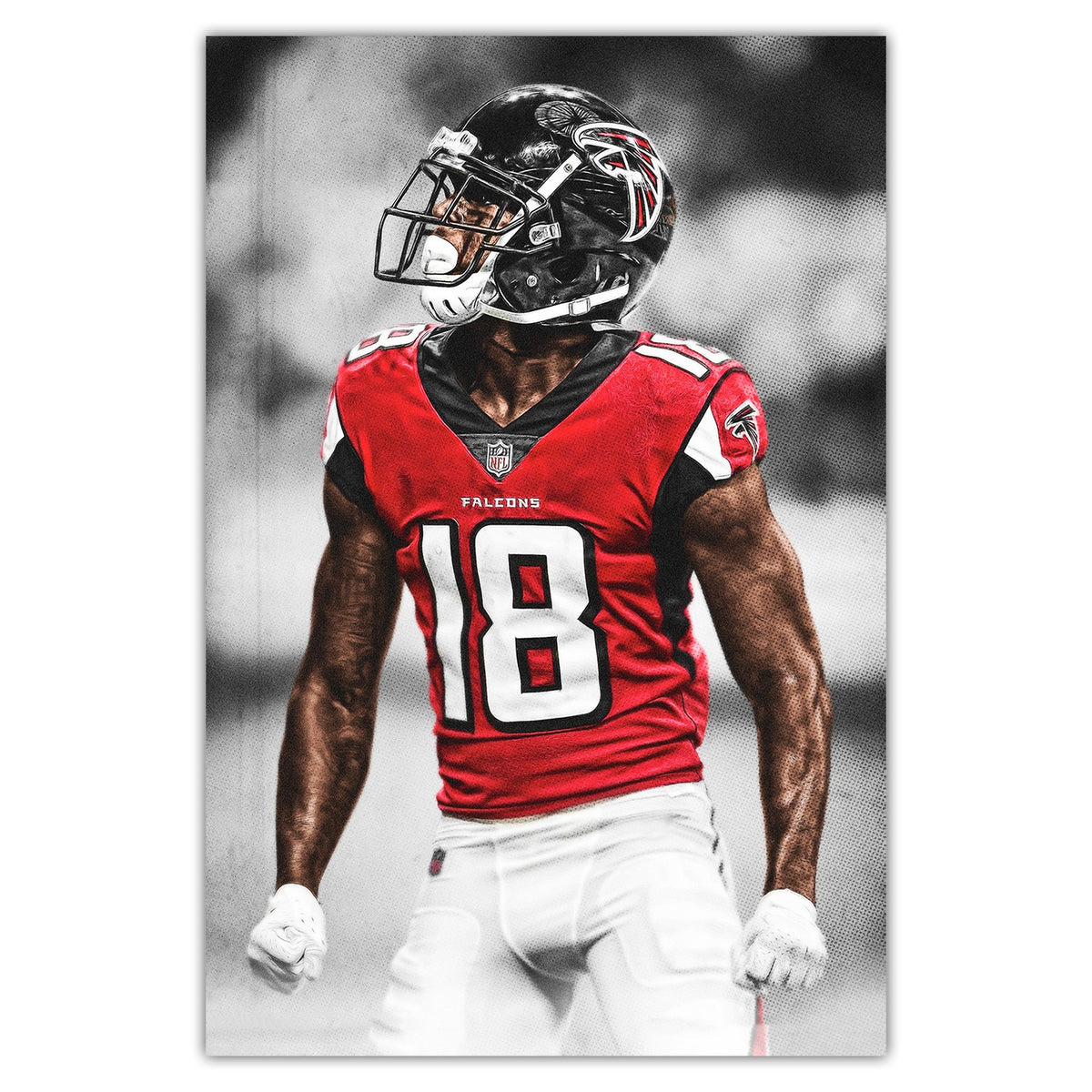 Calvin Ridley Art Sports Decorative Poster School Dormitory 9 Canvas Wall Art Poster Decor Gift