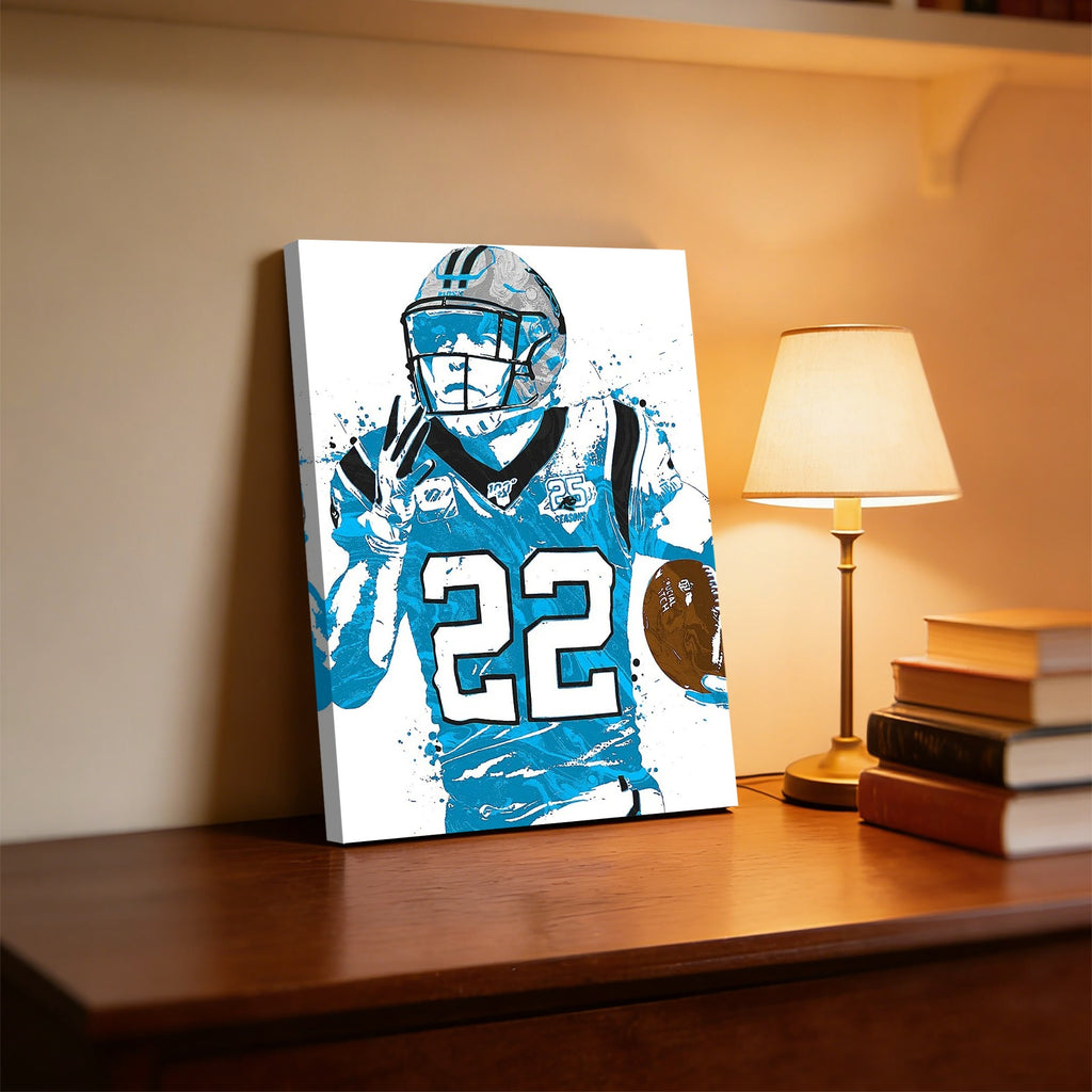 Christian McCaffrey Celebrity Sports Art Poster School Dining Room Decoration 9 Canvas Wall Art Poster Decor Gift