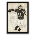 Carson Wentz Sports Celebrity Art Deco Poster 4 Canvas Wall Art Poster Decor Gift