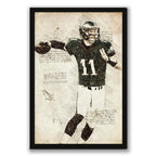 Carson Wentz Sports Celebrity Art Deco Poster 4 Canvas Wall Art Poster Decor Gift