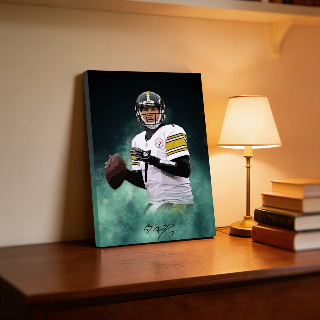 Ben Roethlisberger Celebrity Sports Art Poster School Dining Room Decoration 9 Canvas Wall Art Poster Decor Gift