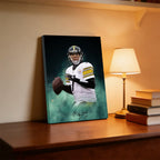 Ben Roethlisberger Celebrity Sports Art Poster School Dining Room Decoration 9 Canvas Wall Art Poster Decor Gift