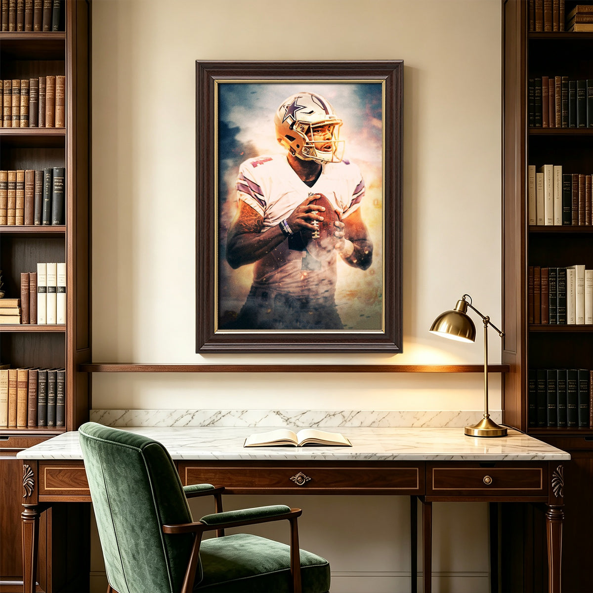 Dak Prescott Celebrity Sports Art Poster School Dining Room Decoration 8 Canvas Wall Art Poster Decor Gift