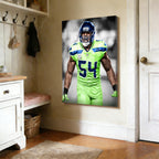 Bobby Wagner Art Sports Decorative Poster School Dormitory 7 Canvas Wall Art Poster Decor Gift