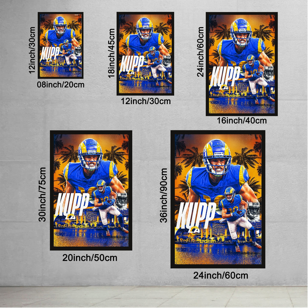 Cooper Kupp Sports Decoration Poster 2 Canvas Wall Art Poster Decor Gift