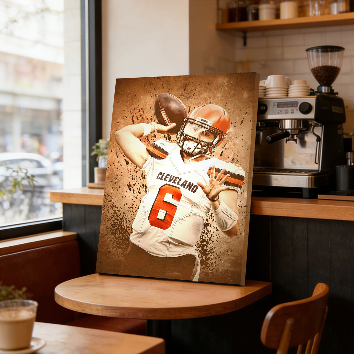 Baker Mayfield Sports Celebrity Art Deco Poster 11 Canvas Wall Art Poster Decor Gift