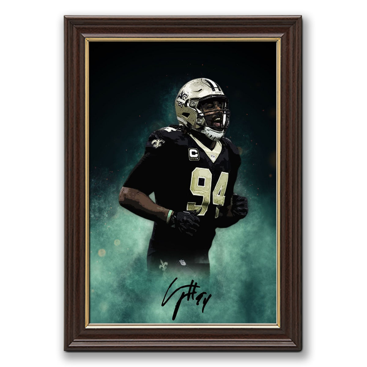 Cameron Jordan Celebrity Sports Art Poster School Dining Room Decoration 5 Canvas Wall Art Poster Decor Gift