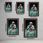 Cam Newton Celebrity Sports Art Poster School Dining Room Decoration 4 Canvas Wall Art Poster Decor Gift