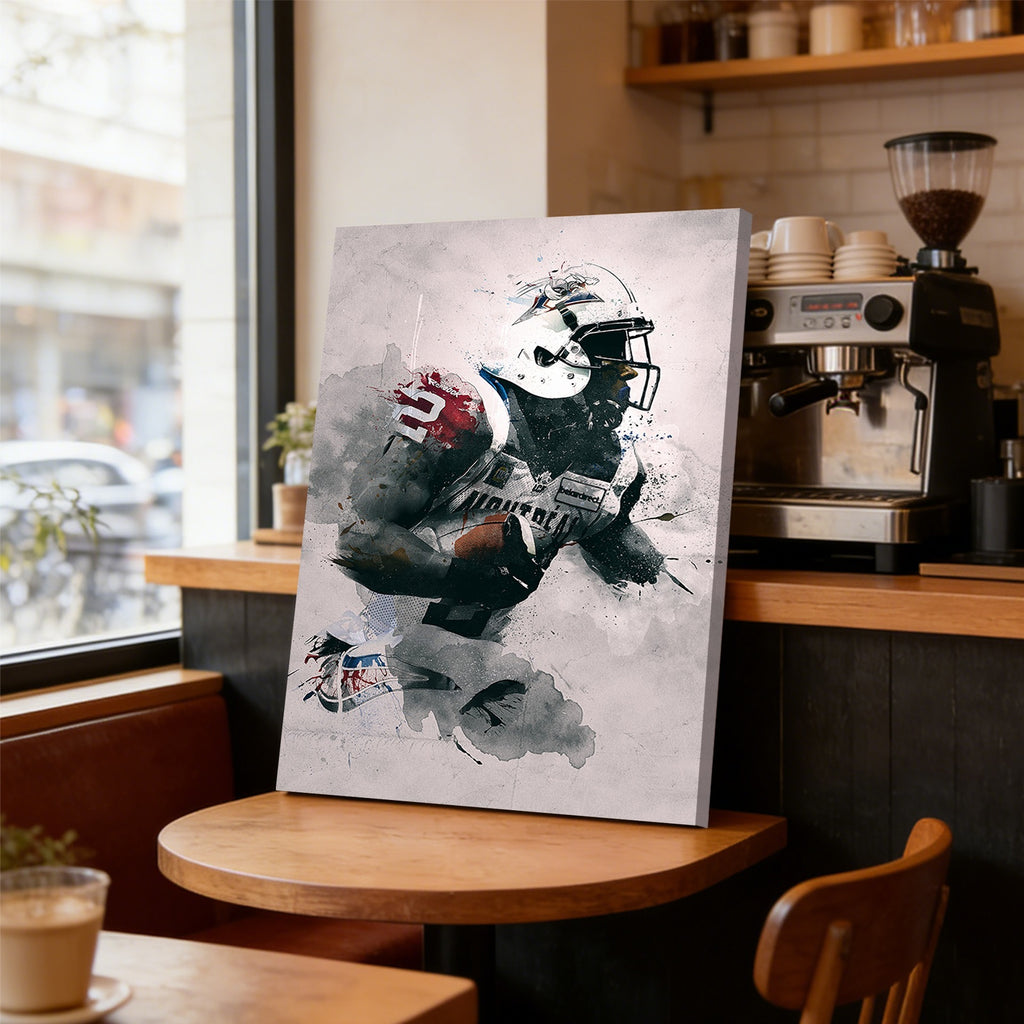 Brandon Whitaker Art Sports Decorative Poster School Dormitory 4 Canvas Wall Art Poster Decor Gift