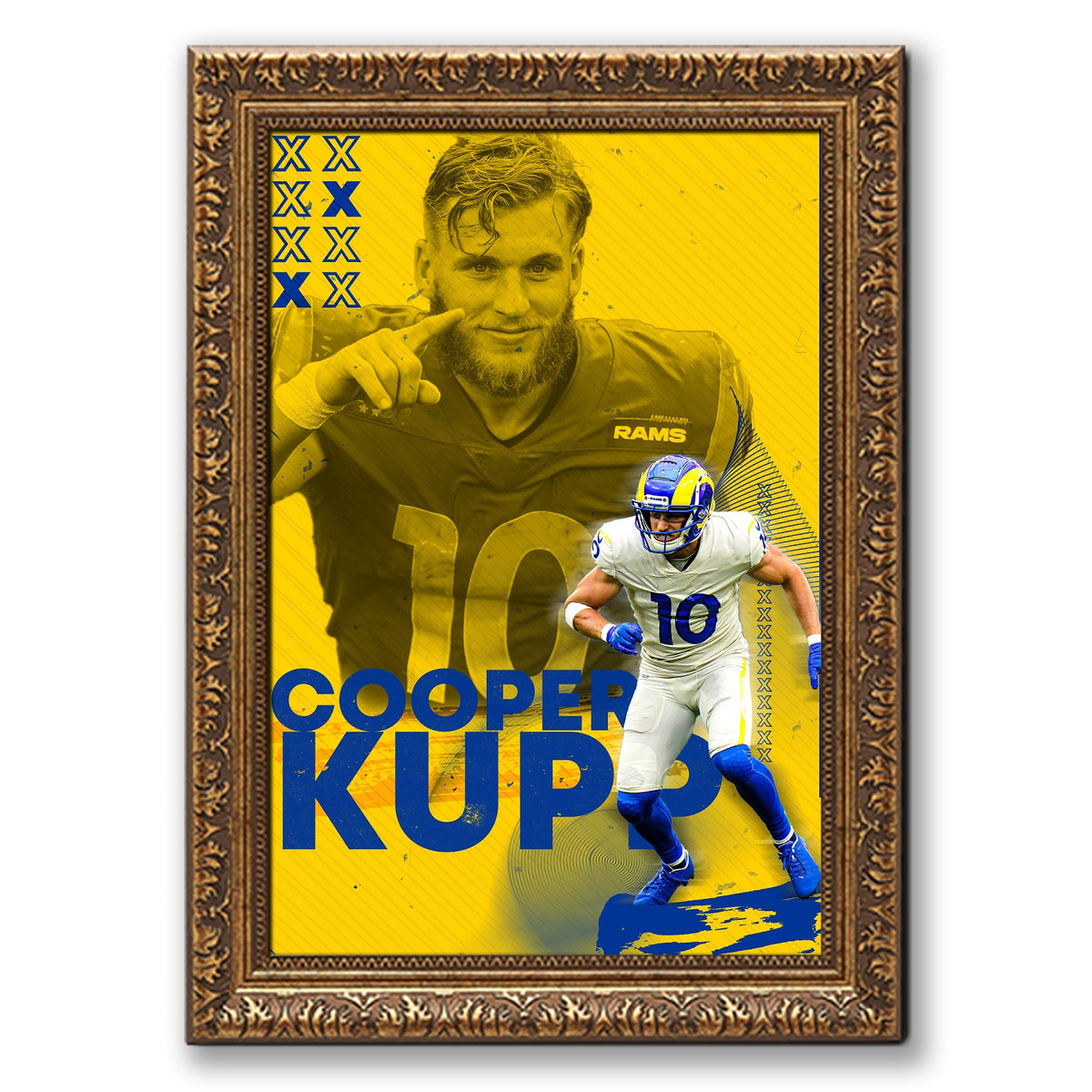 Cooper Kupp Sports Decoration Poster 4 Canvas Wall Art Poster Decor Gift