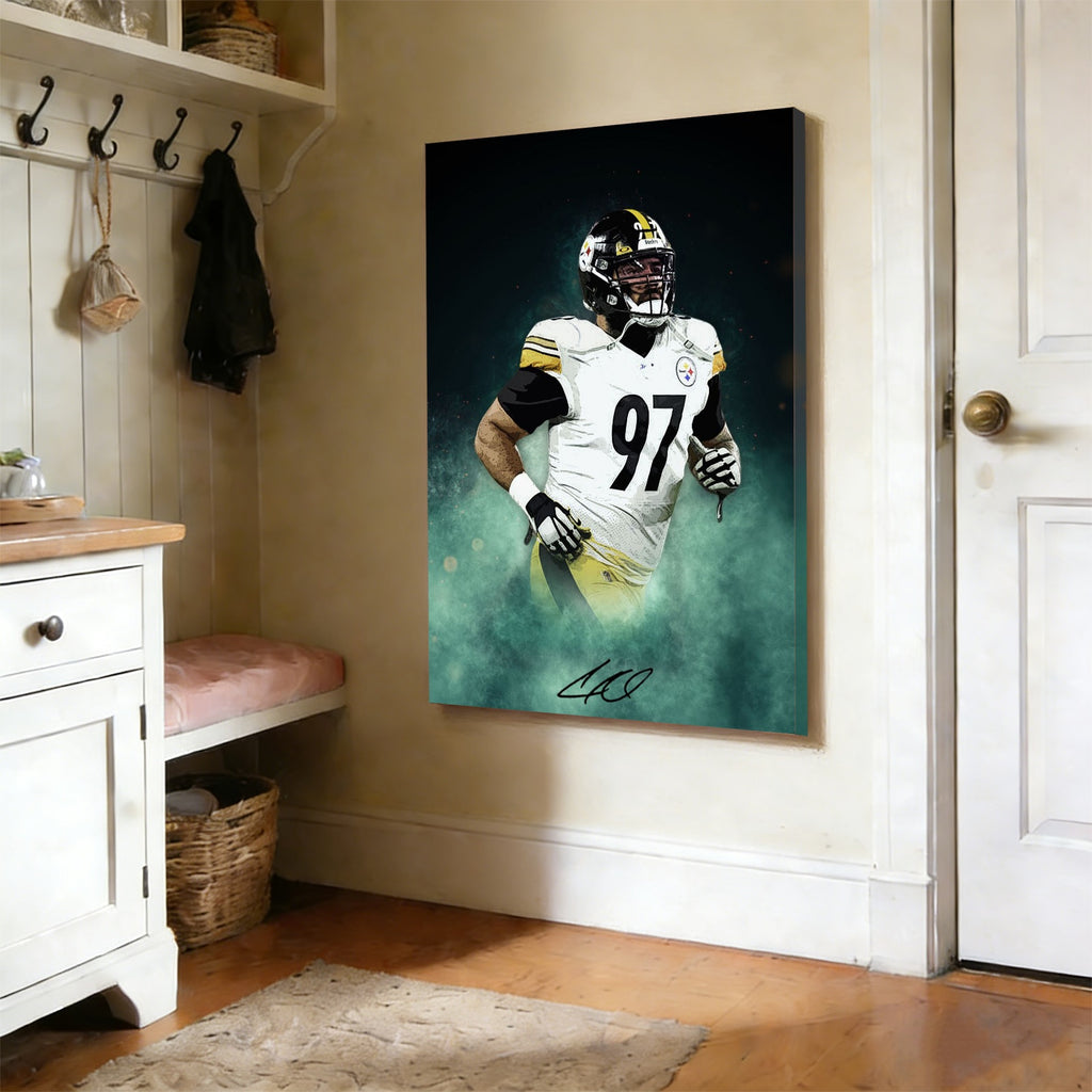 Cameron Heyward Celebrity Sports Art Poster School Dining Room Decoration 4 Canvas Wall Art Poster Decor Gift
