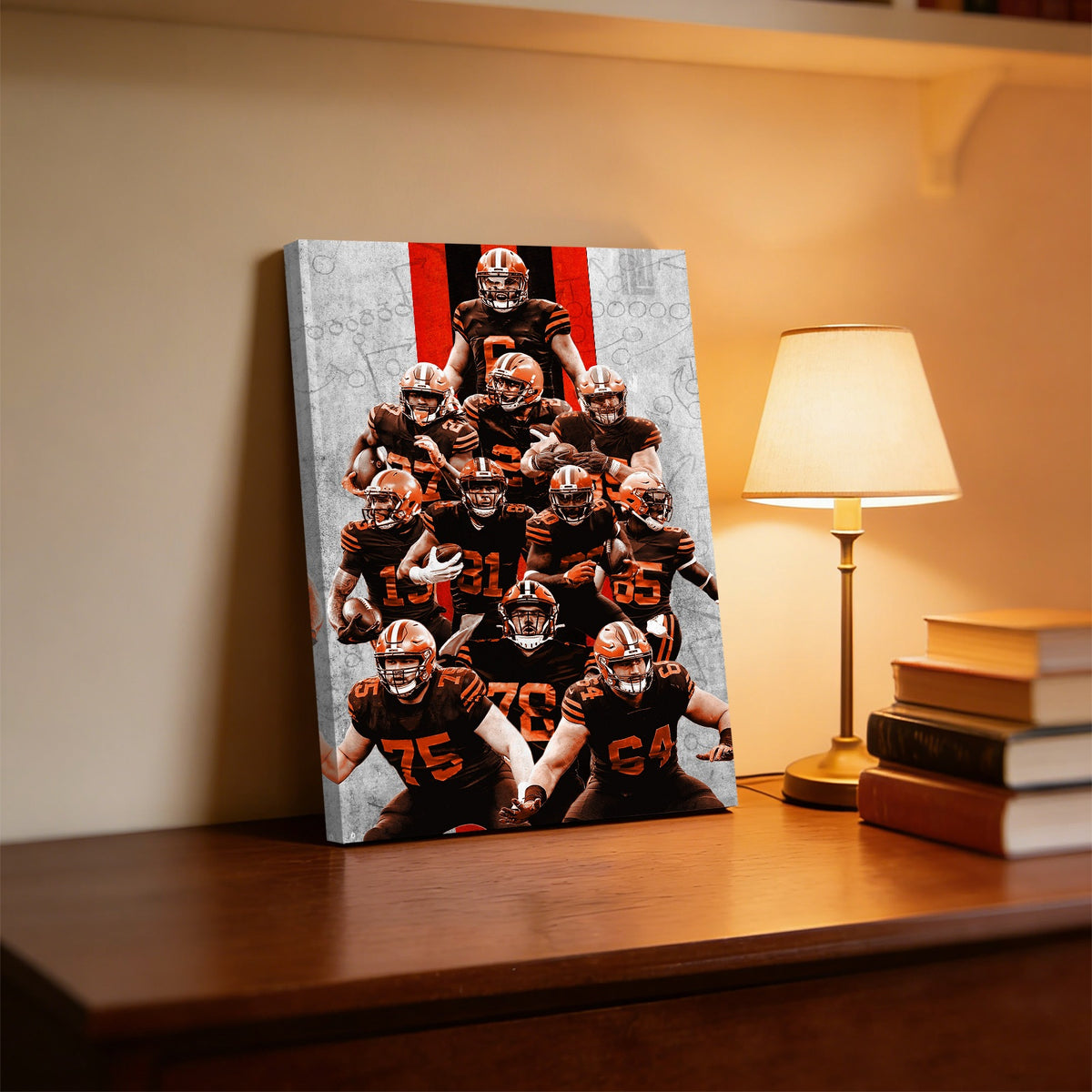 Baker Mayfield Sports Celebrity Art Deco Poster 9 Canvas Wall Art Poster Decor Gift